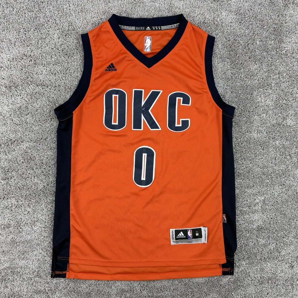 Adidas Russell Westbrook Jersey Men's M OKC Thunder Swingman NBA Basketball